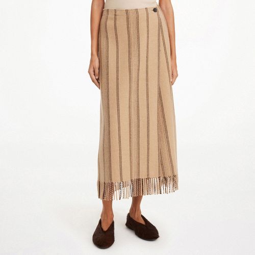 Blush Stripe Ciarra Wrap Skirt - By Malene Birger - Modalova