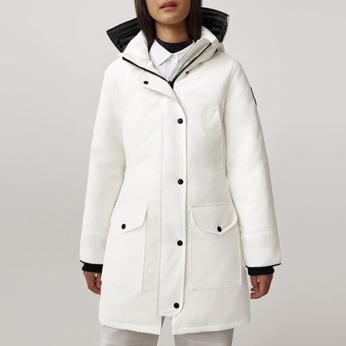 Women's White Trillium Parka Coat - Canada Goose - Modalova