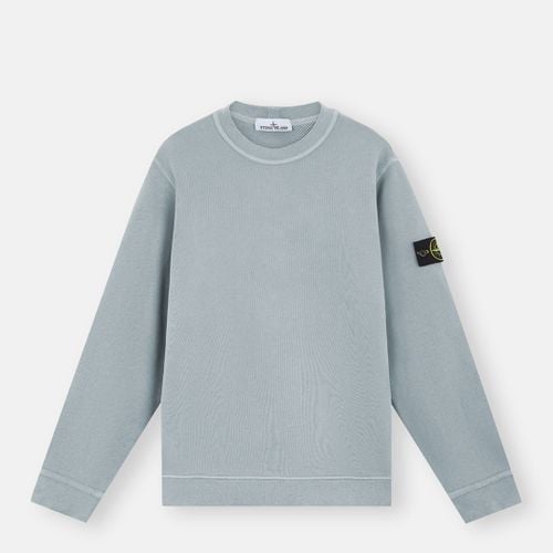 Grey Crew Neck Cotton Sweatshirt - Stone Island - Modalova