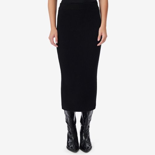 Black Cashmere Blend Midi Skirt - IRO - Modalova