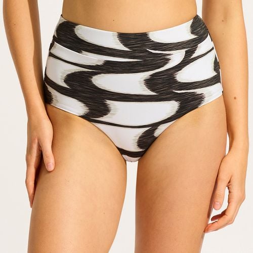 White Wavelength High Waisted Bikini Bottom - Seafolly - Modalova