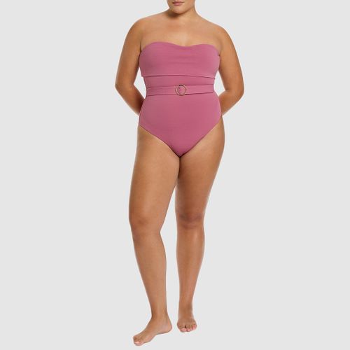 Mauve Islarib Bandeau One Piece Swimsuit - Jets - Modalova