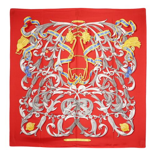 Multicolour Hermes Carre 90 Scarf - A - Pre-Loved HermÃ¨s - Modalova