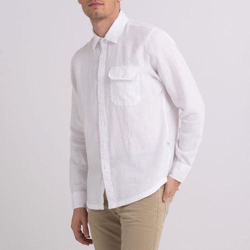 Chemise En Lin Blanc - Replay - Modalova