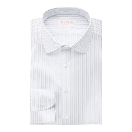 Fine Stripe Slim Fit Cotton Shirt - Thomas Pink - Modalova