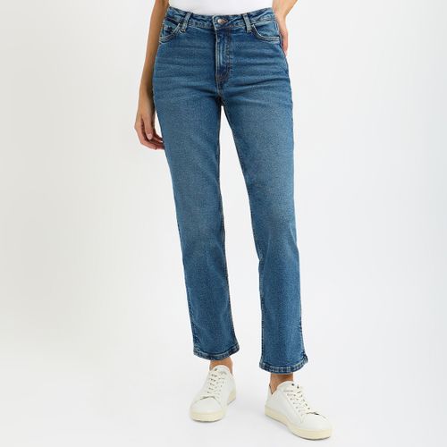 Dark Blue Girlfriend Jeans - Crew Clothing - Modalova