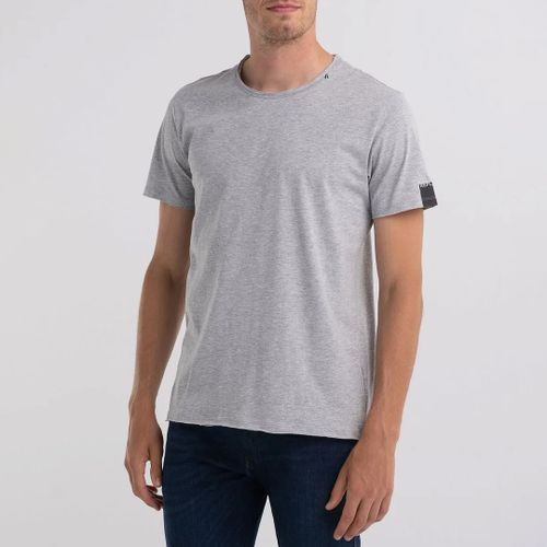 T-Shirt Gris En Coton Brut - Replay - Modalova