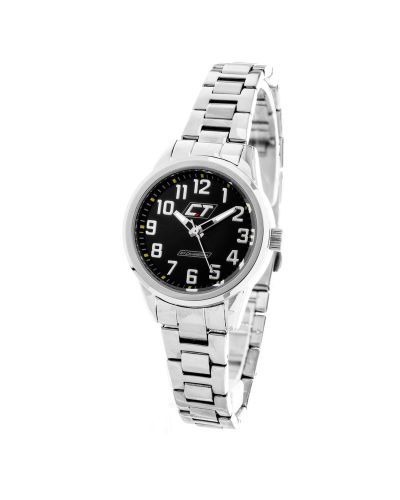 Women's Steel Quartz Analog Watch with Silent Movement - Chronotech - Modalova