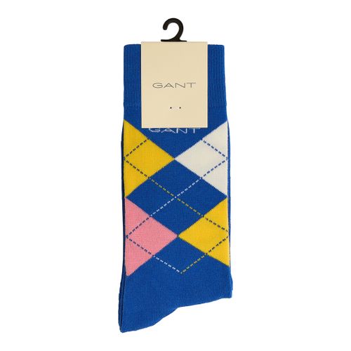 Argyle Stretch Cotton Socks - Size 40/42 - Gant - Modalova
