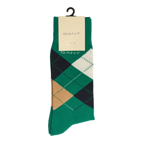 Argyle Stretch Cotton Socks - Size 43/45 - Gant - Modalova
