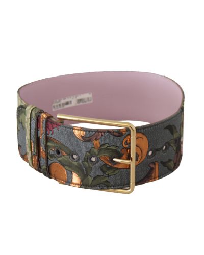 Floral Brocade Belt WMB258 - Multicolor - Dolce & Gabbana - Modalova