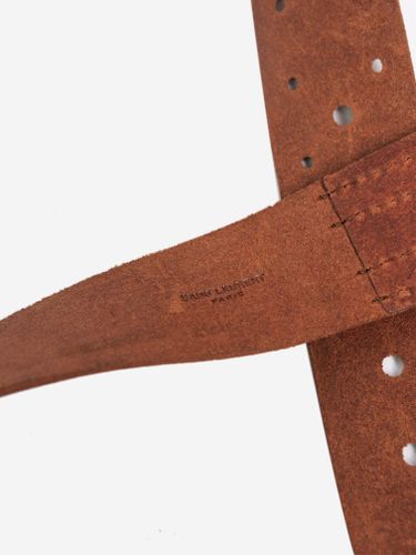 Thick leather belt - Size Standard - Pre-Loved Saint Laurent - Modalova