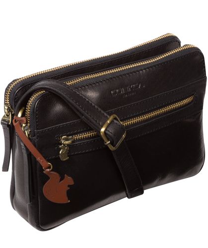 Drew' Leather Cross Body Bag - Size One Size - Conkca - Modalova