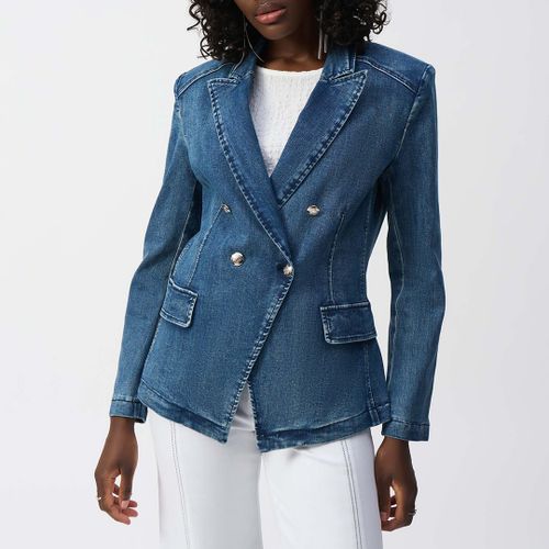 Denim Tailored Blazer - Size XS - Joseph Ribkoff - Modalova