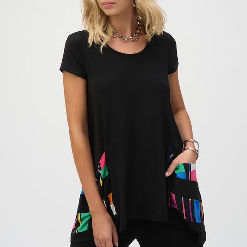 Colour Stripe Tunic Top - Size 8 - Joseph Ribkoff - Modalova