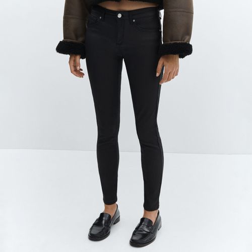 Waxed Push Up Skinny Jeans - Size 6 - Mango - Modalova