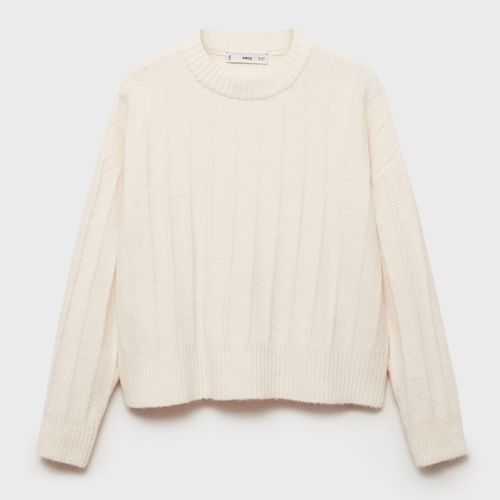 Wool Blend High Neck Seam Jumper - Size XXS - Mango - Modalova