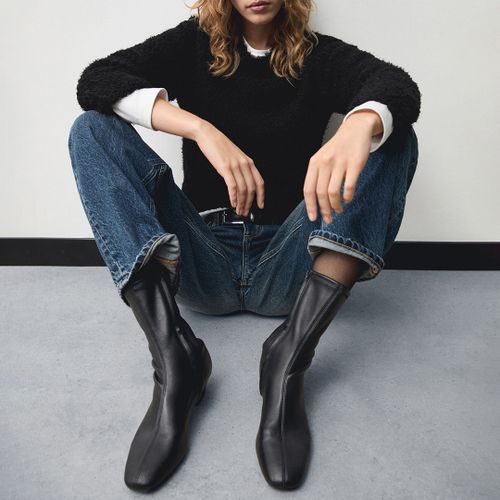 Fur Effect Knitted Jumper - Size S - Mango - Modalova