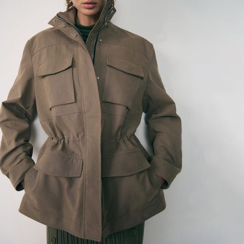 CottonTurtleneck Parka With Pockets - Size L - Mango - Modalova