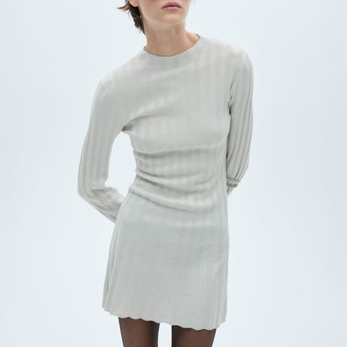 Perkins Neck Knitted Dress - Size XS - Mango - Modalova