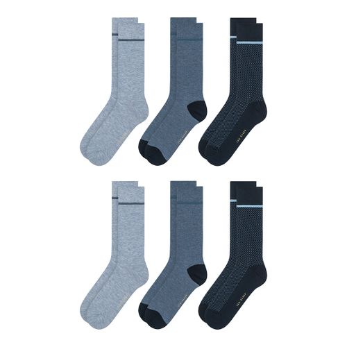 Pack Mens Non Terry Crew Socks - Size One Size - Ted Baker - Modalova