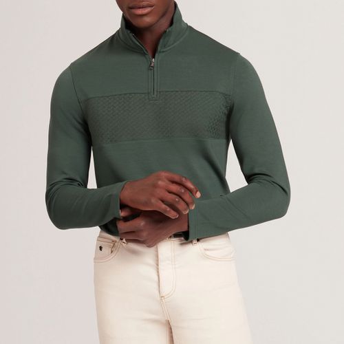 Simonea Contrast Panel Half-Zip Jumper - Size XXL - Ted Baker - Modalova