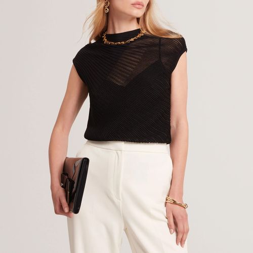 Layynii Sheer Detail Knit Top - Size 12 - Ted Baker - Modalova