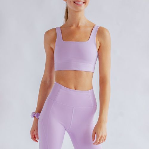 Lilac Square-Neck Tommy Bra - Size L - Girlfriend Collective - Modalova