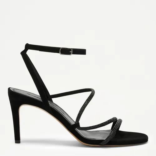 Woman's Suede Sandy Hills Heeled Sandal - Size 4 - Russell & Bromley - Modalova