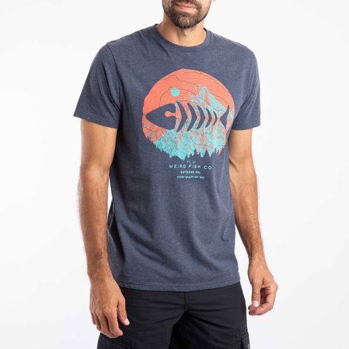 Explorer Graphic Cotton Blend T-Shirt - Size 3XL - Weird Fish - Modalova