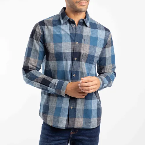 Sode Brushed Check Cotton Shirt - Size L - Weird Fish - Modalova