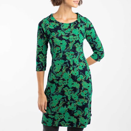 Shafika Organic Cotton Printed Jersey Dress - Size 20 - Weird Fish - Modalova