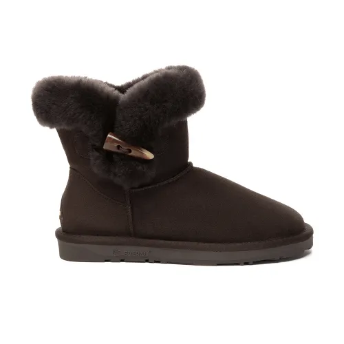 Robin Horn Toggle Button Mini Boots - Size 4 - Everau - Modalova