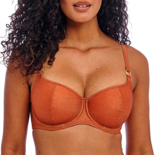 Shimmer Arizona Wave Underwire Sweetheart Bikini Top - Size 38DD - Freya - Modalova