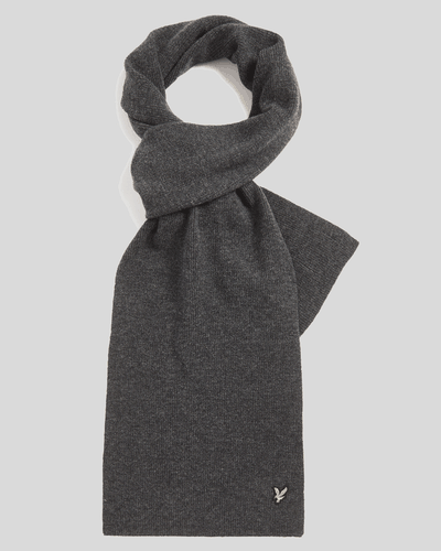 Lambswool Blend Ribbed Scarf - Size One Size - Lyle & Scott - Modalova