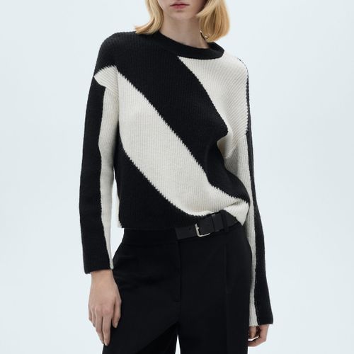 Knit Striped Jumper - Size S - Mango - Modalova