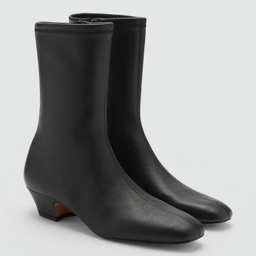 Soft Leather Boots - Size 5 - Mango - Modalova