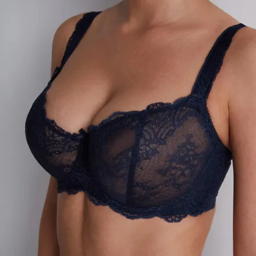 Blue Danse Des Sens Comfort Half Cup Bra - Size 32F - Aubade - Modalova
