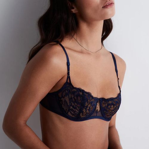 Blue Feeling Myself Balconette Bra - Size 34C - Aubade - Modalova