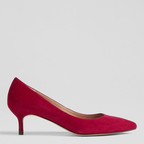 Ruby Audrey Suede Kitten Heel Court Shoes - L K Bennett - Modalova