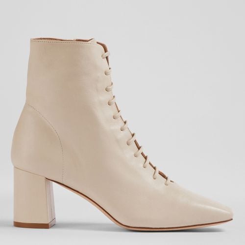 Arabella Leather Lace-Up Ankle Boots - L K Bennett - Modalova