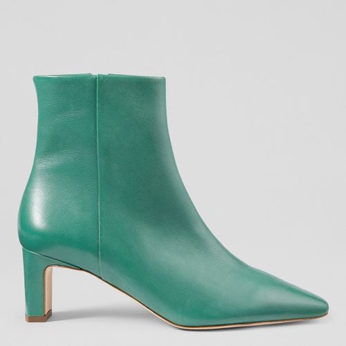 Turquoiose Margaux Leather Blunt Toe Boots - L K Bennett - Modalova