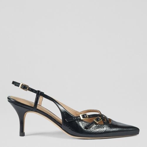 Midnight Caprice Leather Multi Strap Open Court Shoes - L K Bennett - Modalova