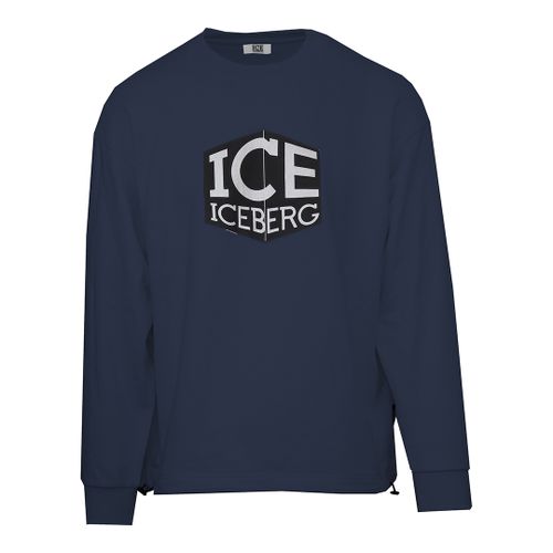 Crew Neck Large Graphic Sweatshirt - Iceberg - Modalova