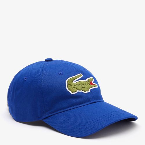 Blue Embroidered Cap - Lacoste - Modalova