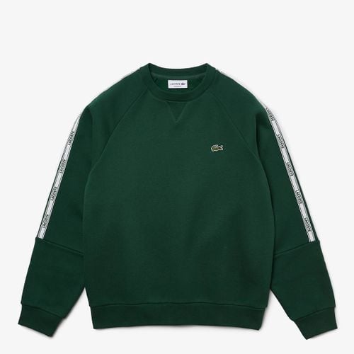 Dark Crew Neck Cotton Sweatshirt - Lacoste - Modalova