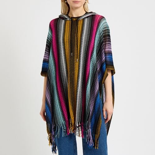 Multi Hooded Poncho - Missoni - Modalova