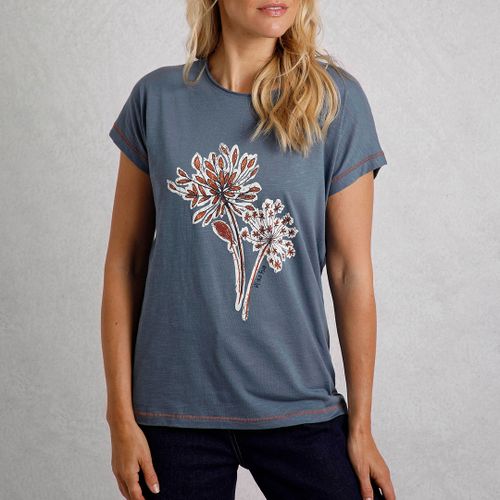 Seedheads Front Print Organic Cotton T-Shirt - Weird Fish - Modalova