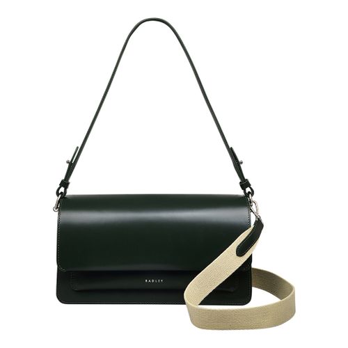 Racing Leather Medium Flapover Shoulder Bag - Radley - Modalova