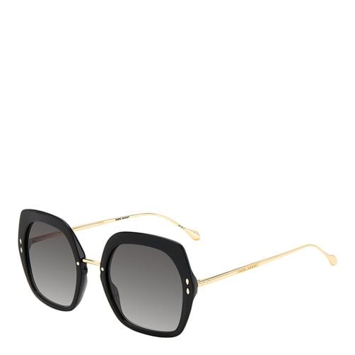 Black Gold Square Sunglasses 55mm - Isabel Marant - Modalova